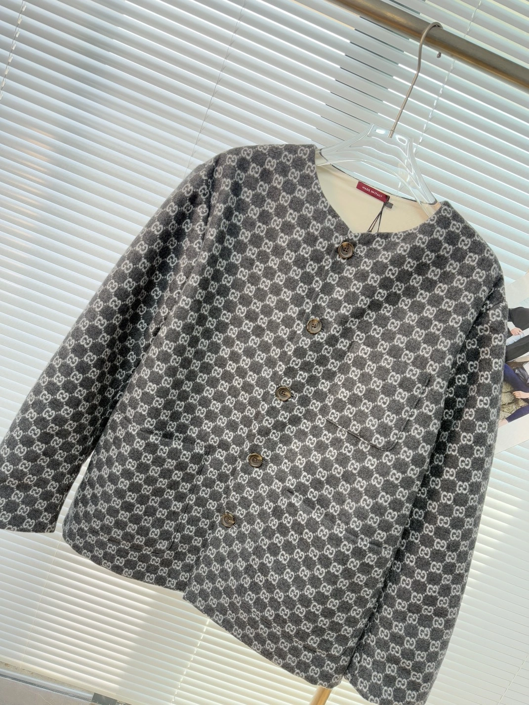 wg.luxury- 6u33i 100％ wool oversized item:D-F409L2313